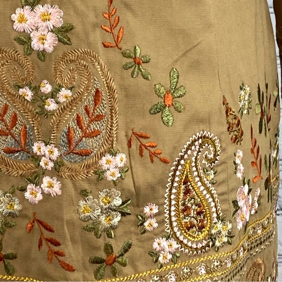 Coldwater Creek Embroidered Lightweight Canvas Riding Jacket - Picture 2 of 2